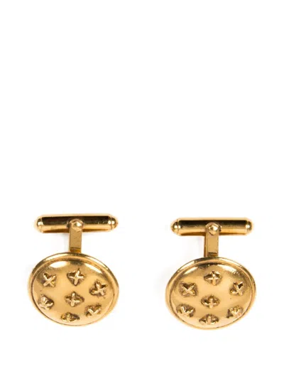 Pre-owned Chanel 1980s Embossed Cufflinks