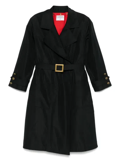 Pre-owned Chanel 1980s Silk Coat