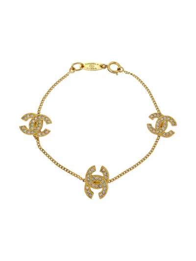 Pre-owned Chanel 1982 Cc Chain Bracelet