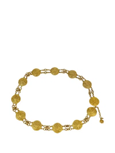 Pre-owned Chanel 1985 Medallion Chain Belt