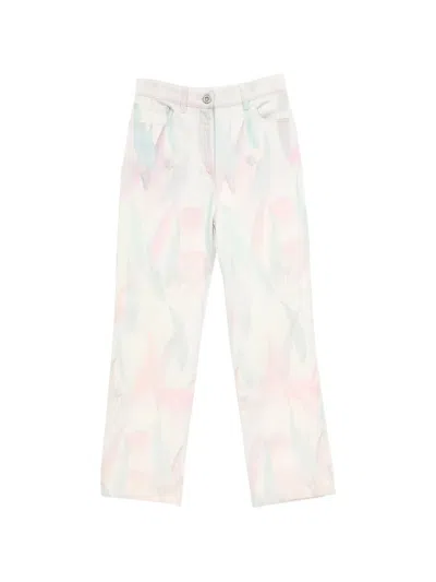Pre-owned Chanel 1986-1988 Botanical Jeans In White
