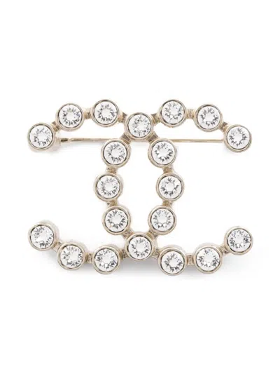 Pre-owned Chanel 1986-1988 Coco Mark Brooch