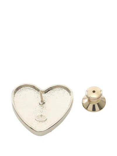 Pre-owned Chanel 1986-1988 Coco Mark Camellia Brooch In Gold