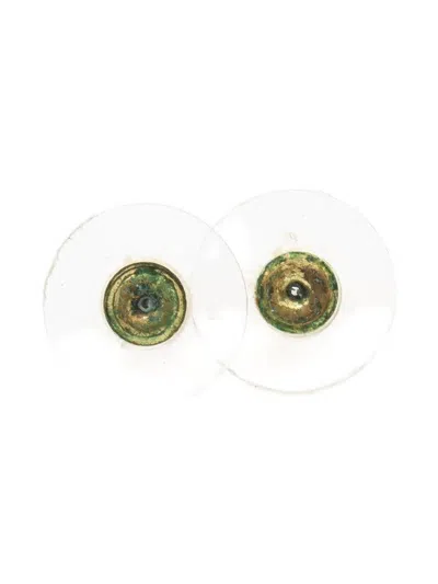 Pre-owned Chanel 1986-1988 Coco Mark Earrings In Gold