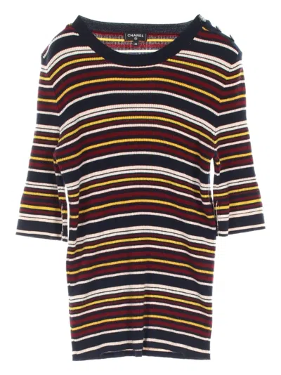 Pre-owned Chanel 1986-1988 Coco Mark Top