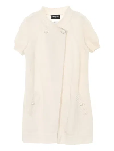 Pre-owned Chanel 1986-1988 Cotton Cardigan In Neutral