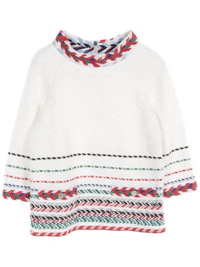 Pre-owned Chanel 1986-1988 Cotton Sweater In White
