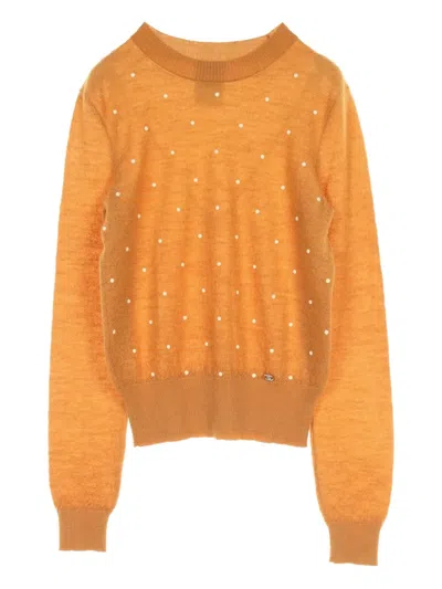 Pre-owned Chanel 1986-1988 Embellished Top