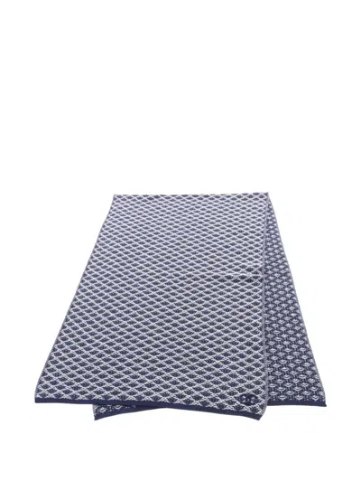 Pre-owned Chanel 1986-1988 Geometric-pattern Scarf