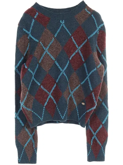 Pre-owned Chanel 1986-1988 Metiers D'art Sweater In Blue