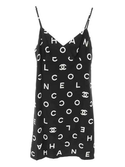 Pre-owned Chanel 1986-1988 Two-piece Suit In Black