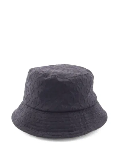 Chanel 1986-1988 Coco Mark Bucket Hat In Blue