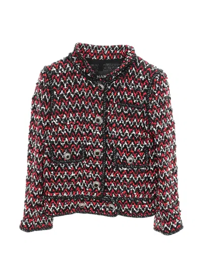 Pre-owned Chanel 1986-1988 Coco Mark Button Sequin Jacket In Black