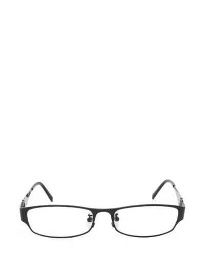 Pre-owned Chanel 1986-1988 Coco Mark Glasses In Black