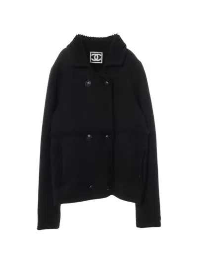 Pre-owned Chanel 1986-1988 Cocomark Jacket In Black