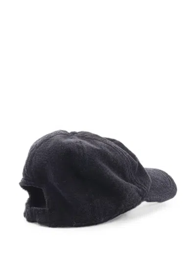 Pre-owned Chanel 1986-1988 Logo Cap In Black
