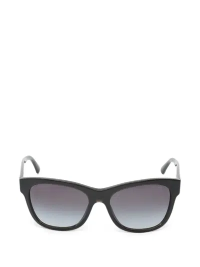 Pre-owned Chanel 1986-1988 Square Sunglasses In Black