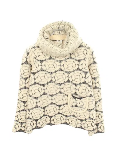Pre-owned Chanel 1986-1988 Turtleneck Sweater In Neutral