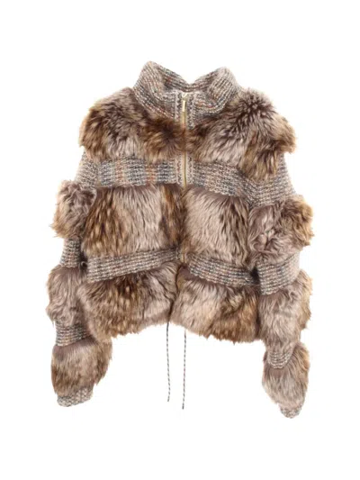 Pre-owned Chanel 1986-1988 Zip-up Jacket In Brown
