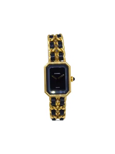 Pre-owned Chanel 1987  Première 26mm In Black
