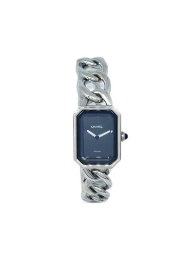 Pre-owned Chanel 1987  Premiere 26mm In Silver
