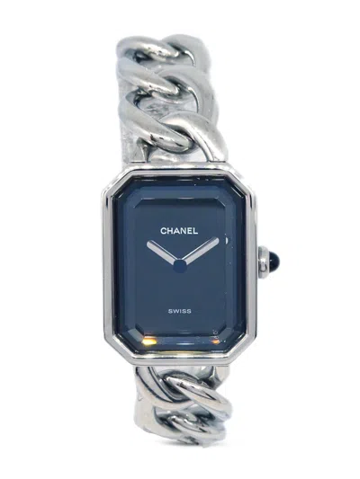 Pre-owned Chanel 1987  Premiere 26mm In Silver