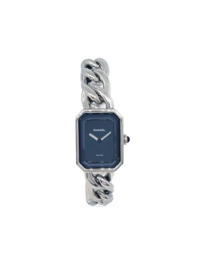 Pre-owned Chanel 1987  Premiere 26mm In Silver