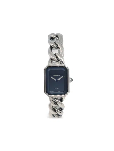 Pre-owned Chanel 1987  Premiere 26mm In Silver
