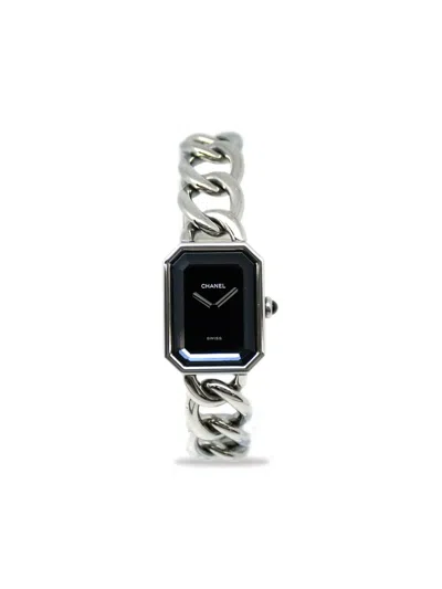 Pre-owned Chanel 1987  Première L 20mm In Black