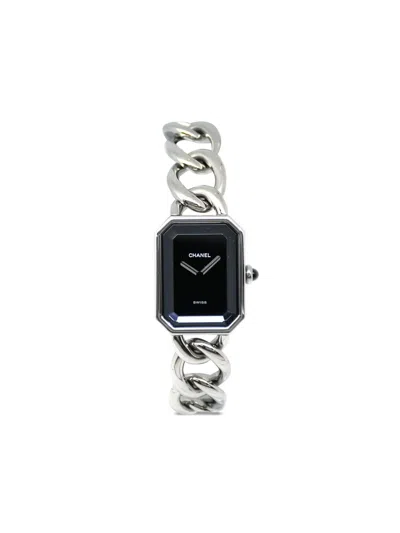 Pre-owned Chanel 1987  Première L 20mm In Black