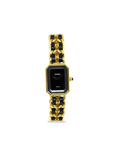 Pre-owned Chanel 1987  Premi�re Xl 26mm In Black