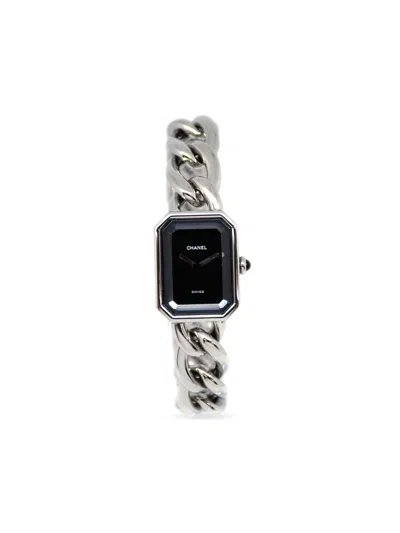 Pre-owned Chanel 1987 Première 20mm In Silver