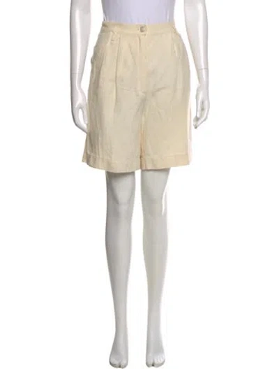 Pre-owned Chanel 1989 Knee-length Shorts In Neutral