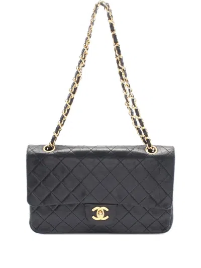 Pre-owned Chanel 1989 Lambskin Quilted Flap Shoulder Bag