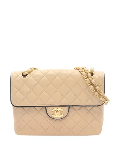 Pre-owned Chanel 1989-1991 Matelassé Single Flap Shoulder Bag