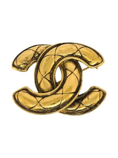 Pre-owned Chanel 1990-2000s Cc Brooch