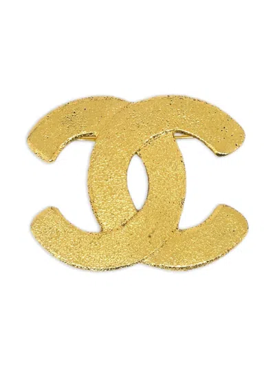 Pre-owned Chanel 1990-2000s Cc Brooch