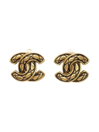 Pre-owned Chanel 1990-2000s Cc Earrings