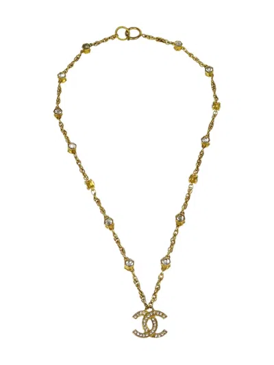 Pre-owned Chanel 1990-2000s Cc-pendant Necklace