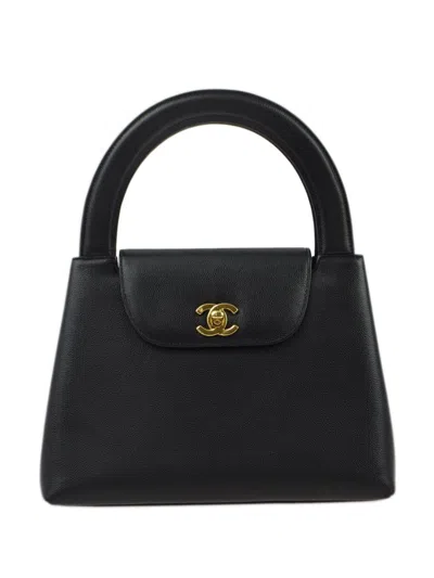 Pre-owned Chanel 1990-2000s Cc Tote Bag In Black