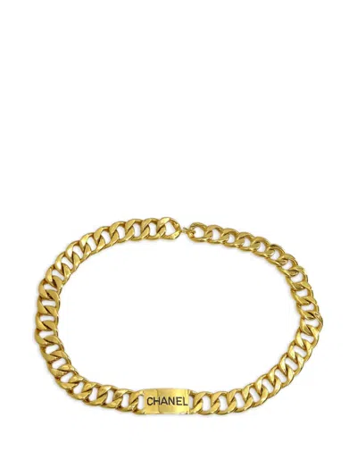 Pre-owned Chanel 1990-2000s Chain Belt In Gold