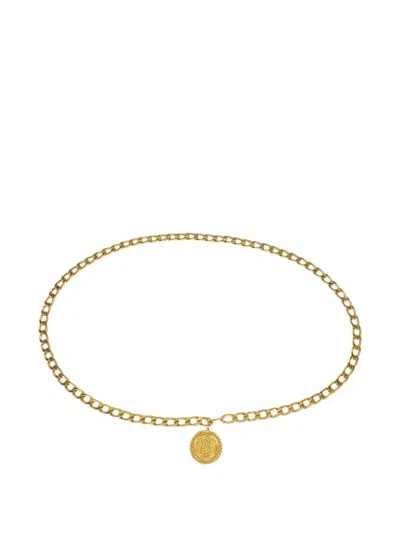 Pre-owned Chanel 1990-2000s Chain Medallion Belt