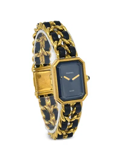 Pre-owned Chanel 1990-2000s Chain Watch In Black