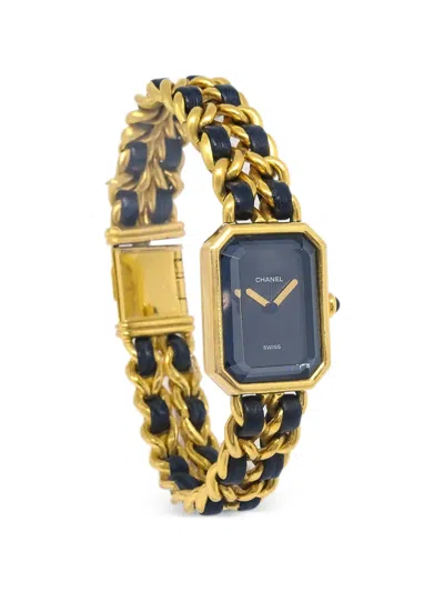Pre-owned Chanel 1990-2000s Chain Watch In Black