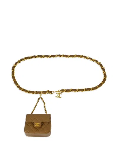 Pre-owned Chanel 1990-2000s Classic Flap Micro Bum Belt