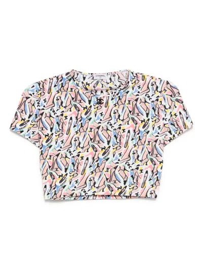 Pre-owned Chanel 1990-2000s Cropped T-shirt