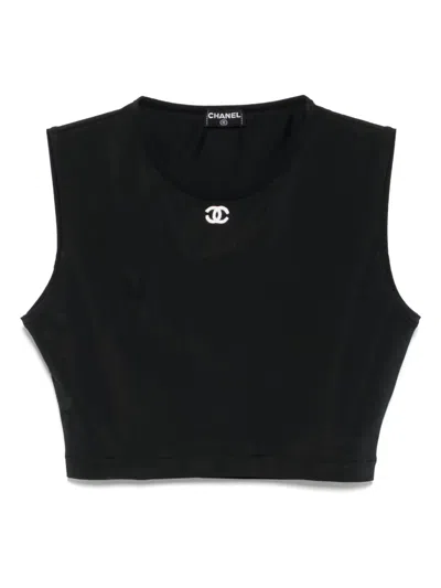 Pre-owned Chanel 1990-2000s Cropped Tank Top