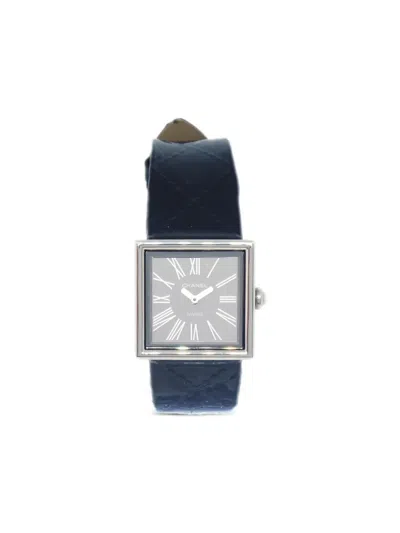 Pre-owned Chanel 1990-2000s Mademoiselle 22mm In Silver