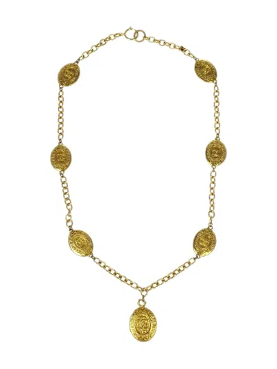 Pre-owned Chanel 1990-2000s Medallion-charms Necklace