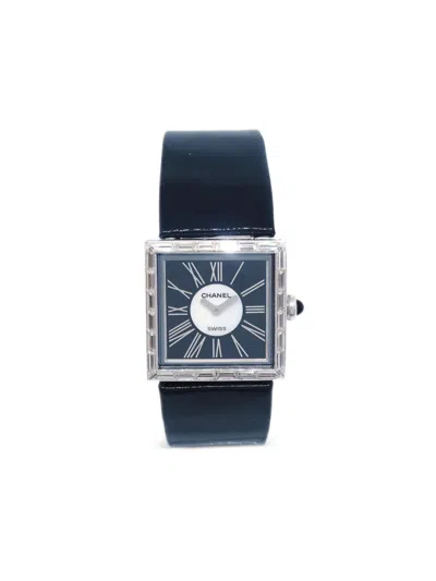 Pre-owned Chanel 1990-2000s  Mademoiselle 22mm In Black
